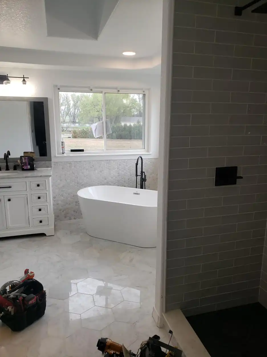Remodeled bathroom