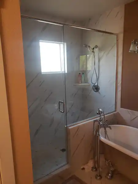 Shower and tub