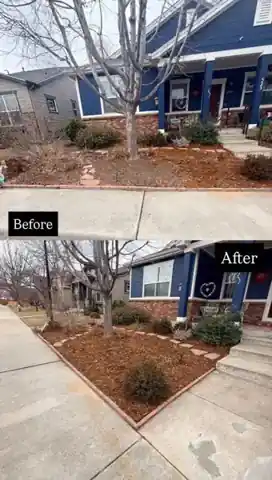 Bed refresh, before and after