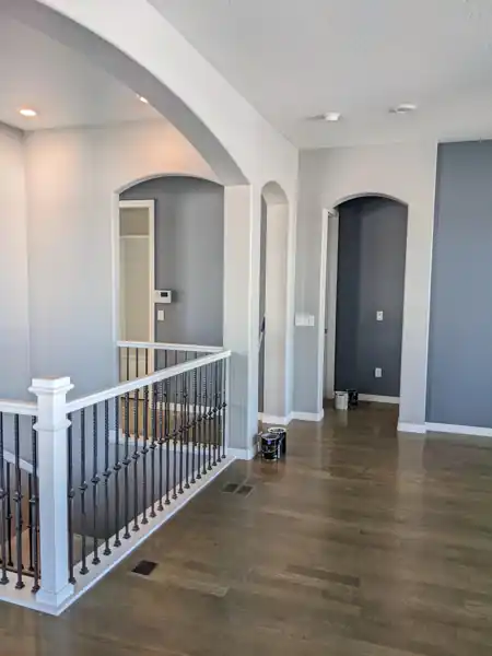 Hallway and railings