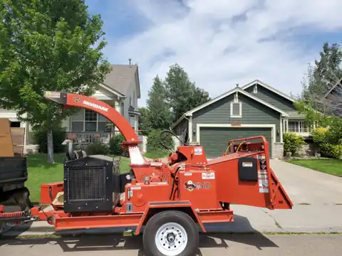 Chipper on site