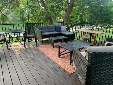 Backyard deck